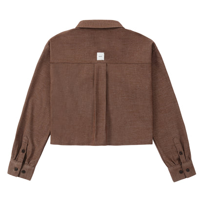 Duet Brown Twill Blouse