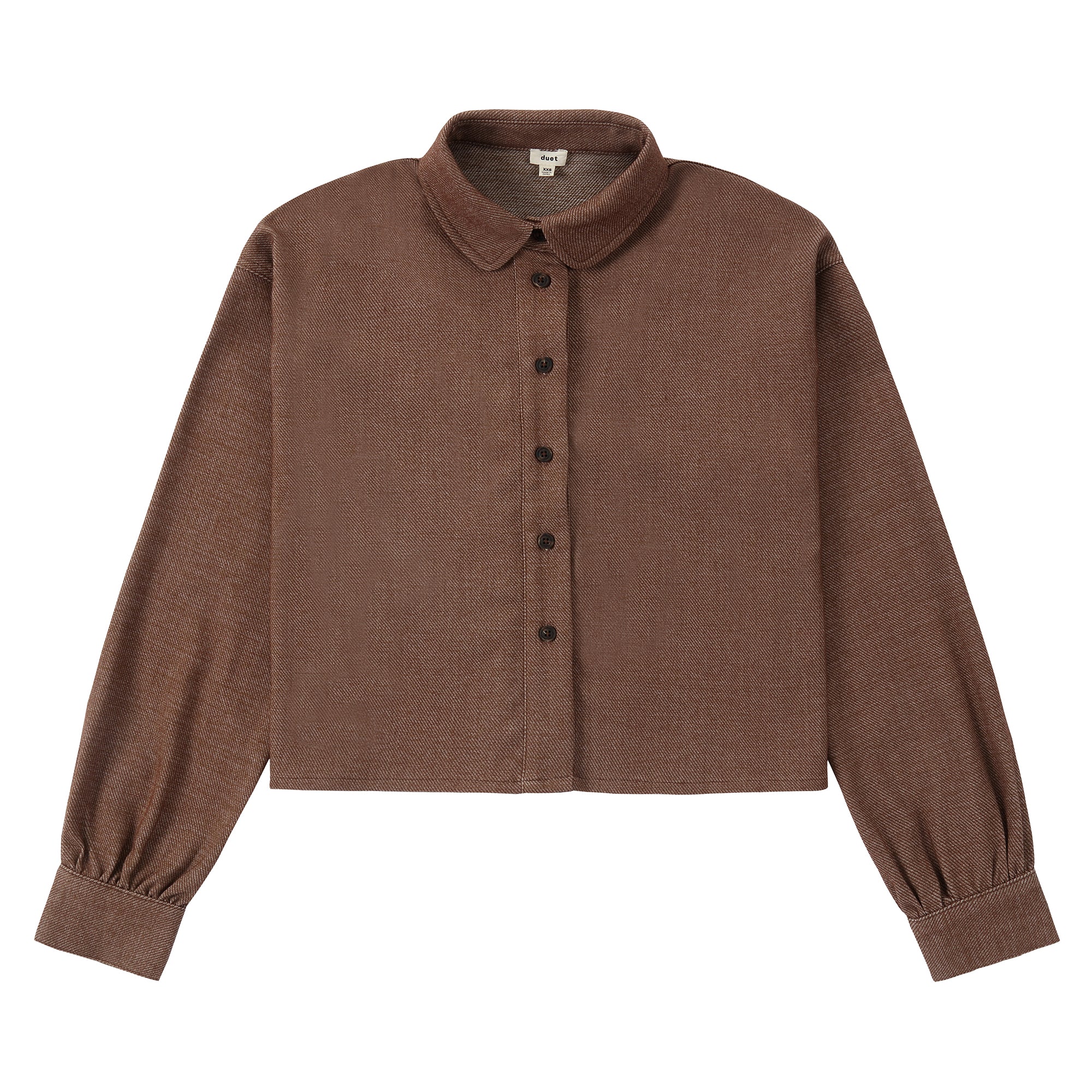 Duet Brown Twill Blouse