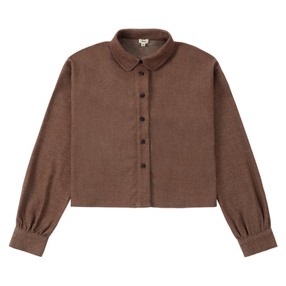 Duet Brown Twill Blouse