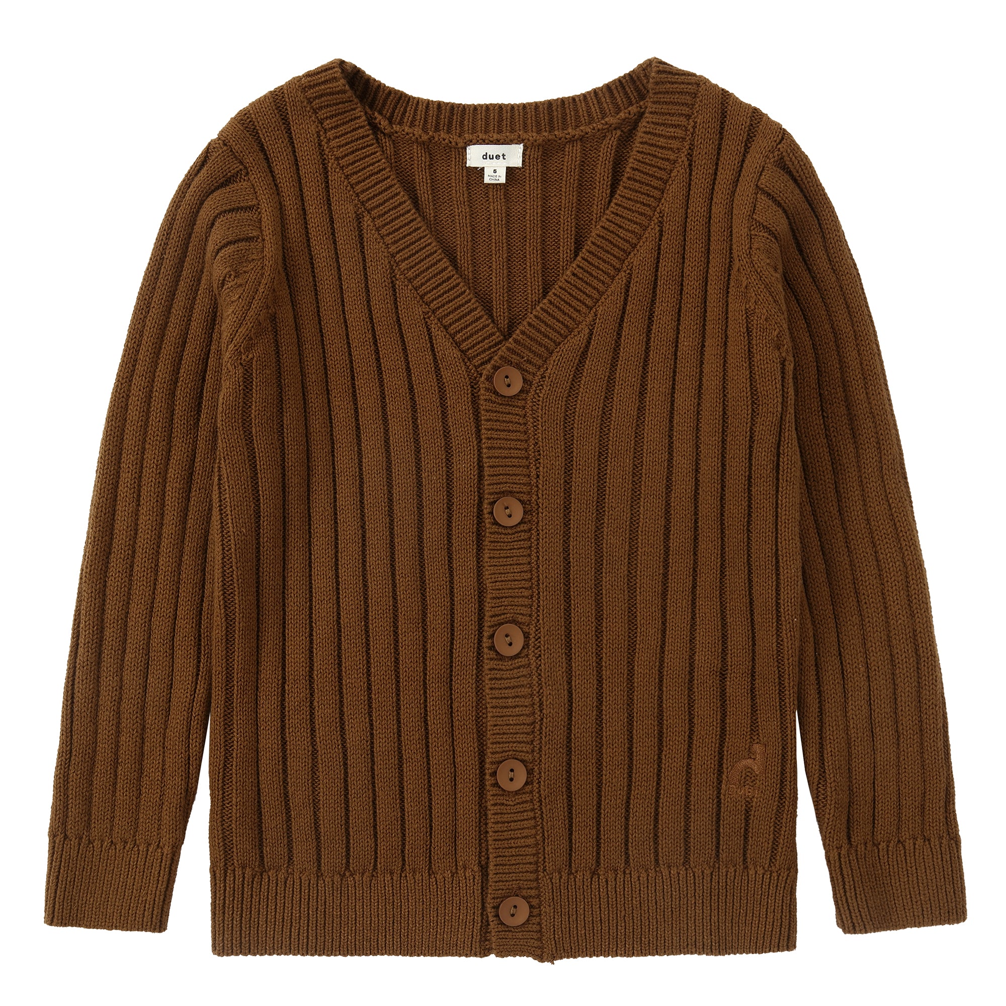 Duet Camel Knit Cardigan