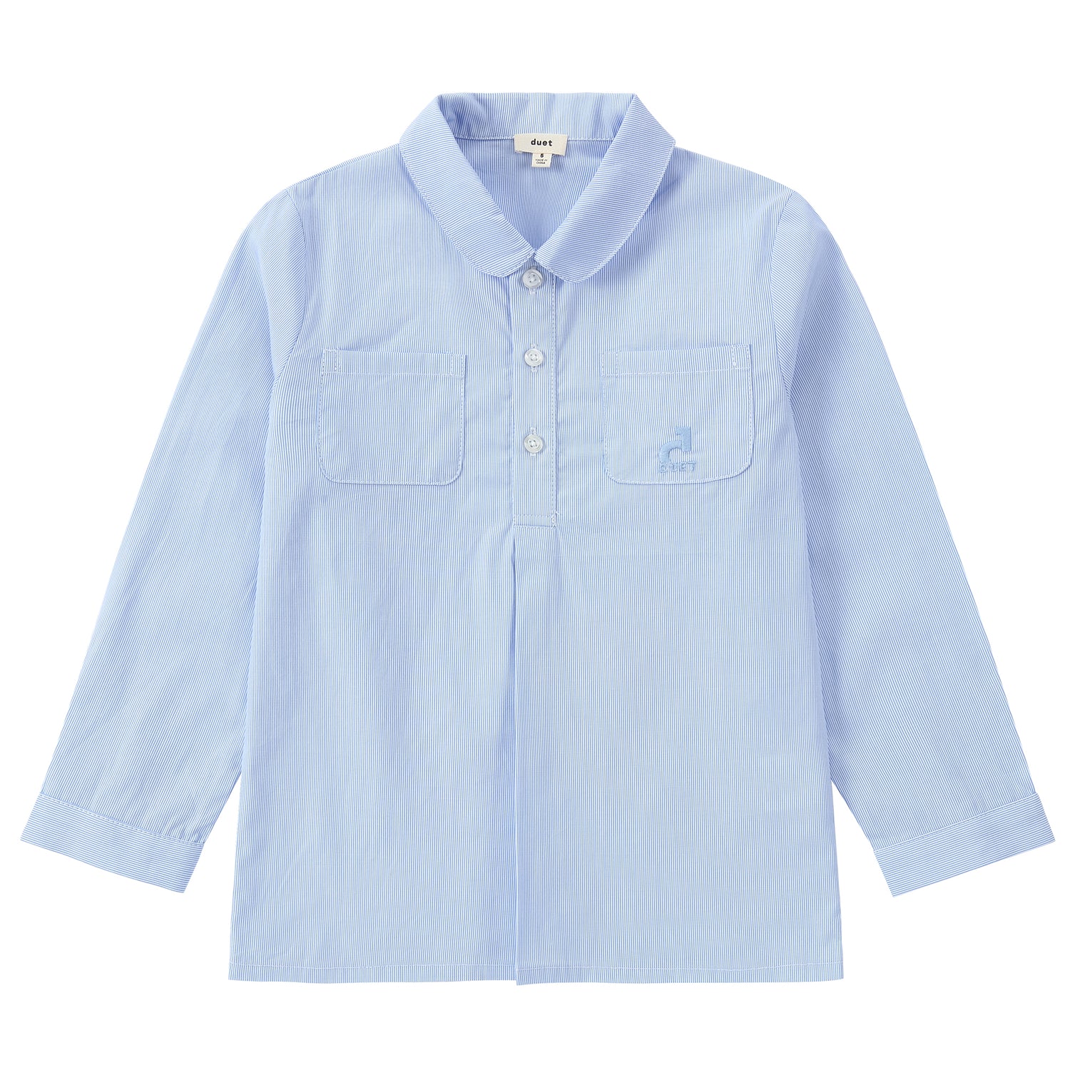 Duet Pinstriped Blue Shirt