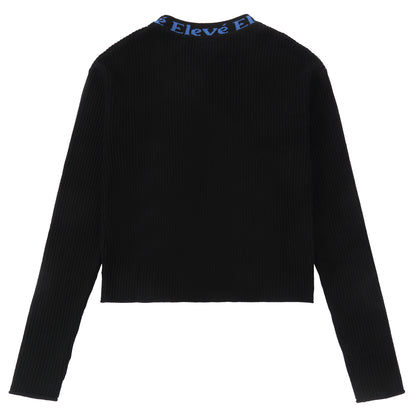 Eleve Black Knit Sweater