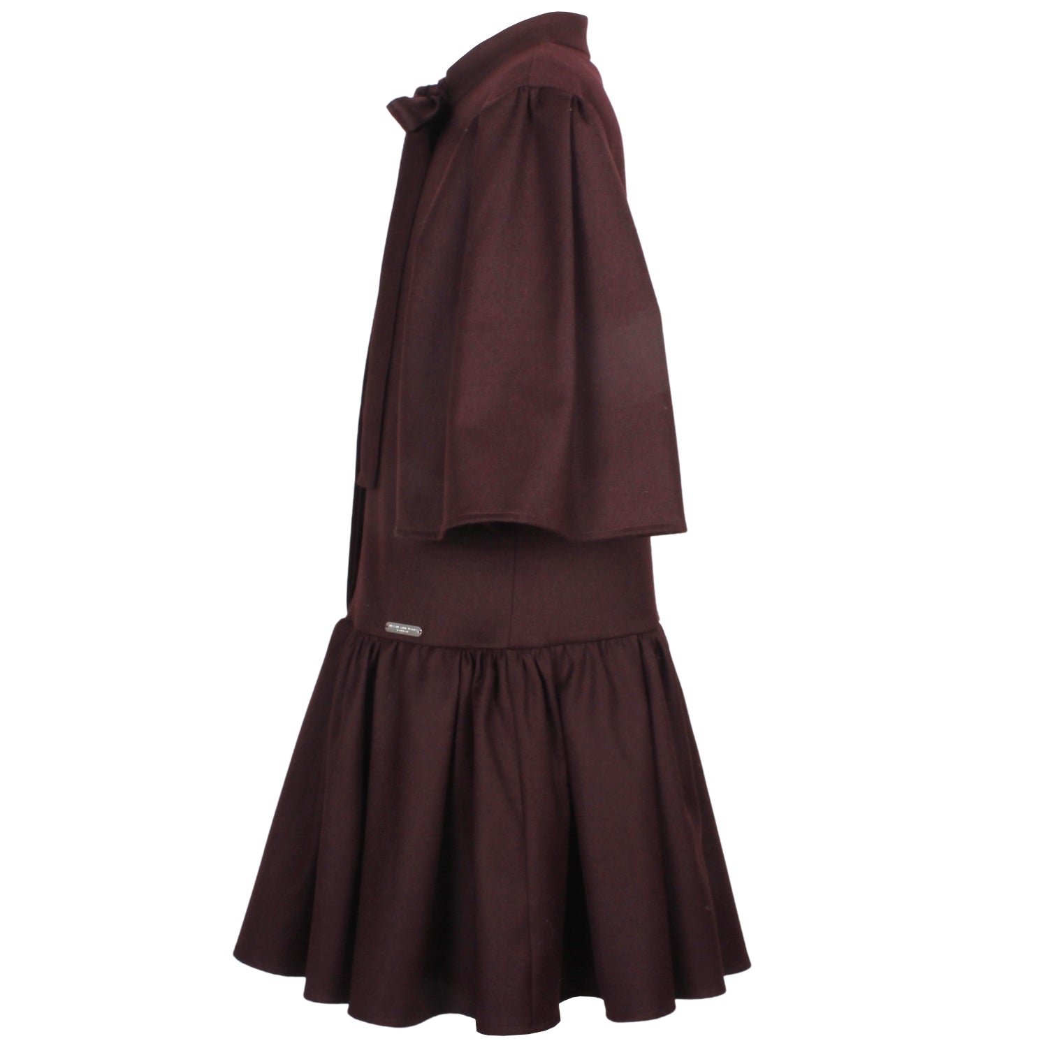 Jessie &amp; James Girls Burgundy Tiara Dress