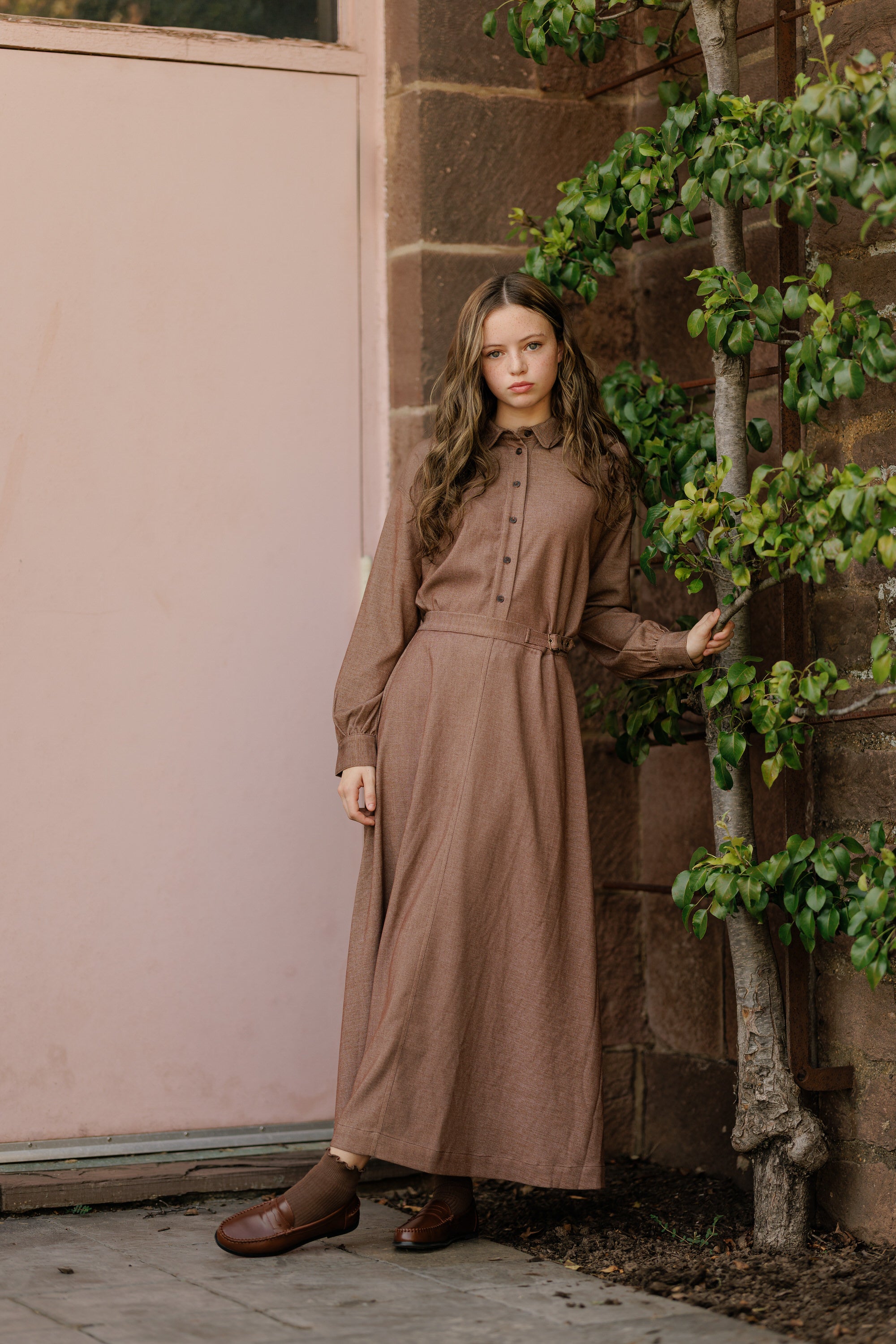 Duet Brown Twill Skirt