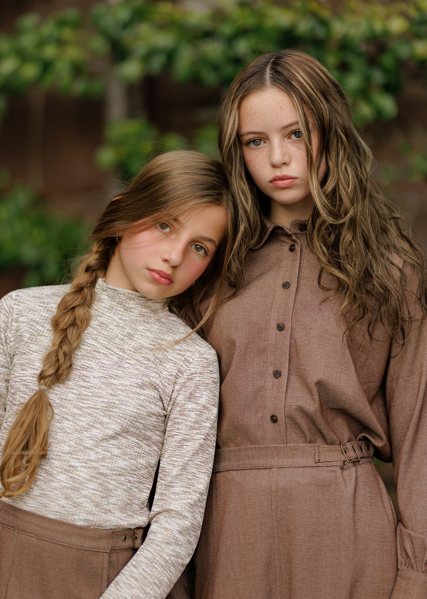 Duet Brown Twill Blouse