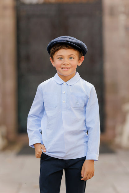 Duet Pinstriped Blue Shirt