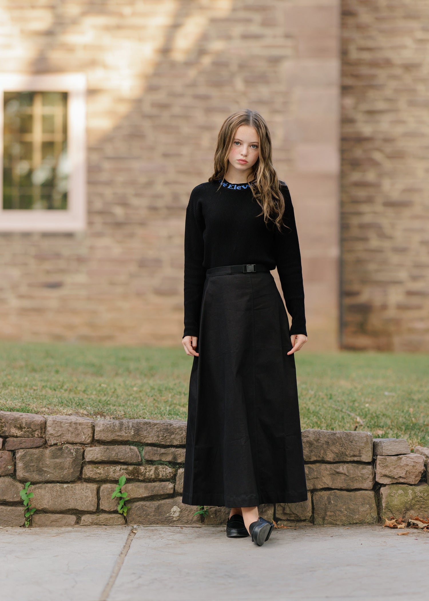 Eleve Black Knit Sweater