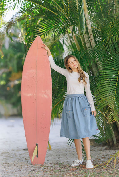 Duet Girls Signature Denim Skirt