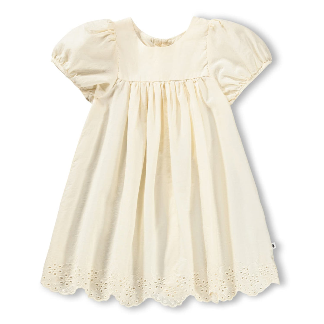 Molo Baby Pearled Ivory Dress
