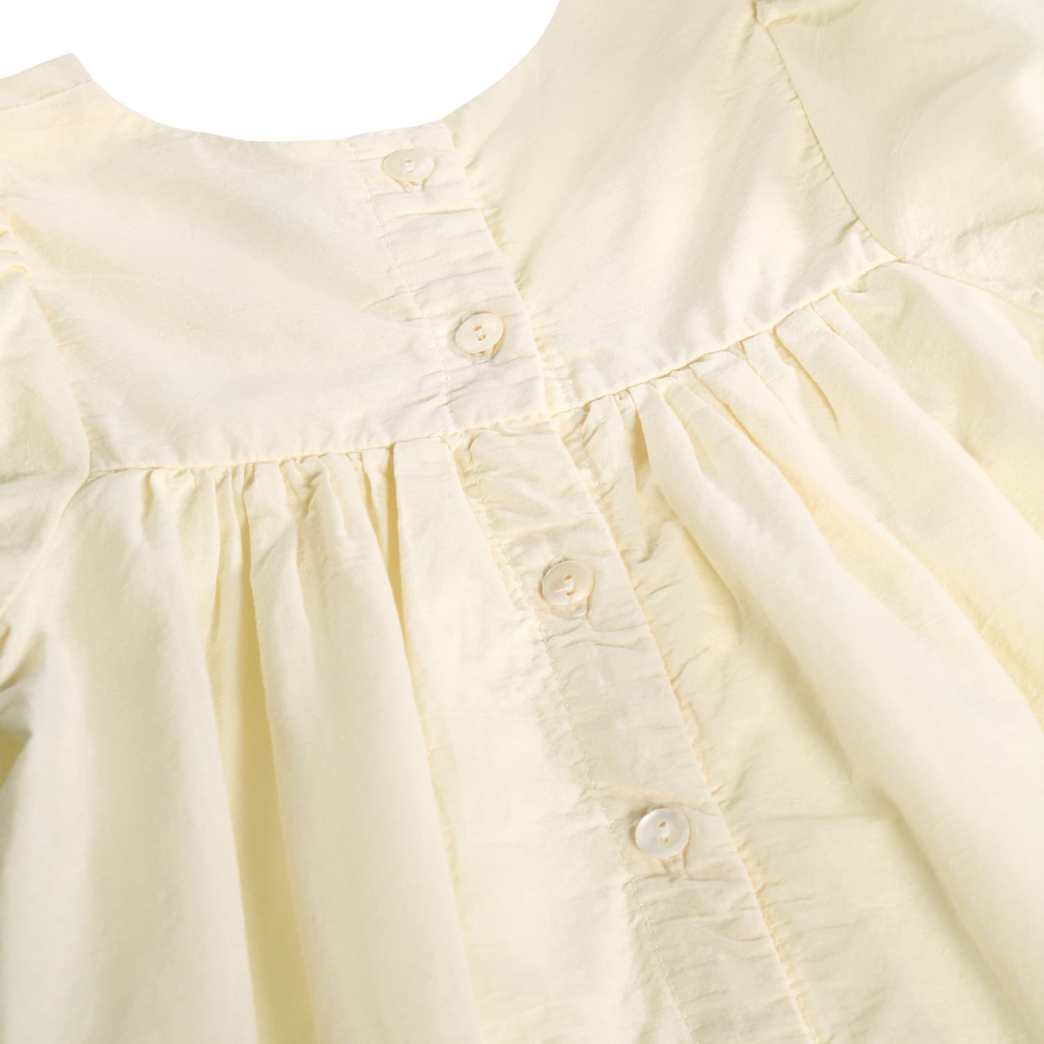 Molo Baby Pearled Ivory Dress