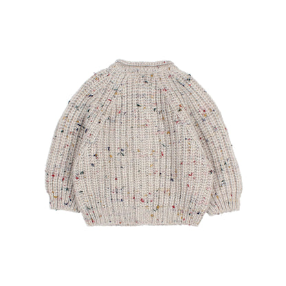 Buho Baby Pearl Grey Botonato Cardigan
