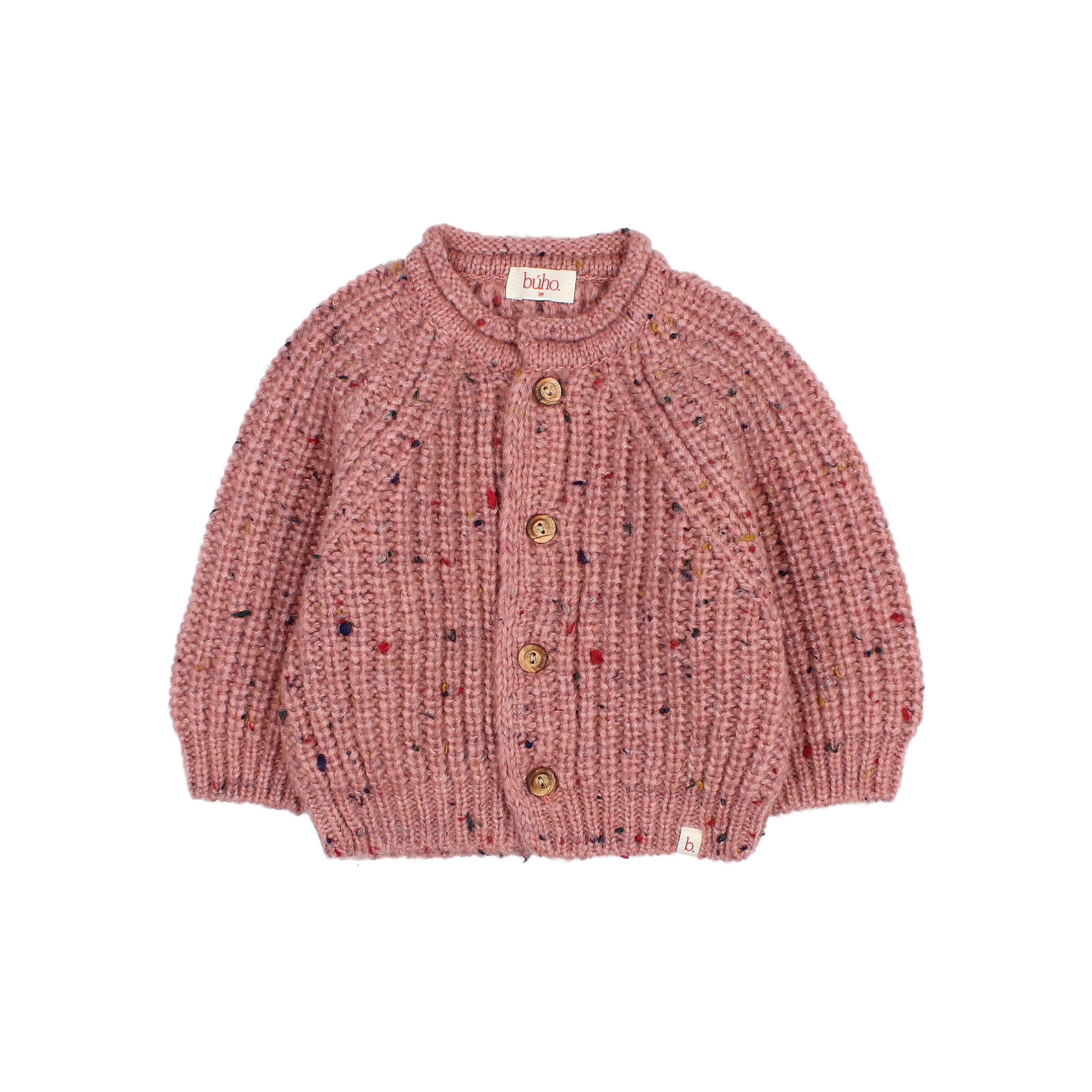 Buho Baby Peony Botonato Cardigan