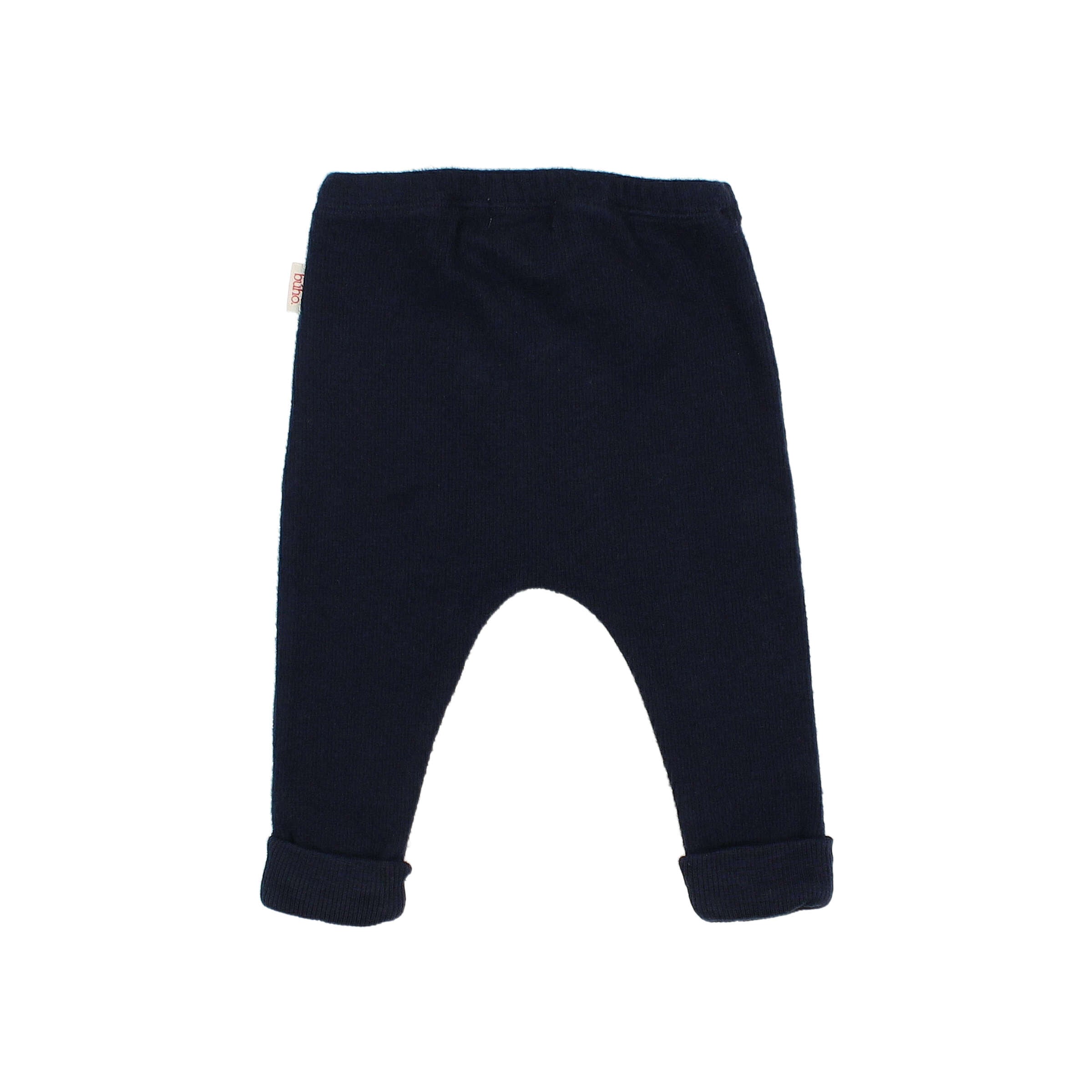 Buho Baby Navy Soft Rib Legging