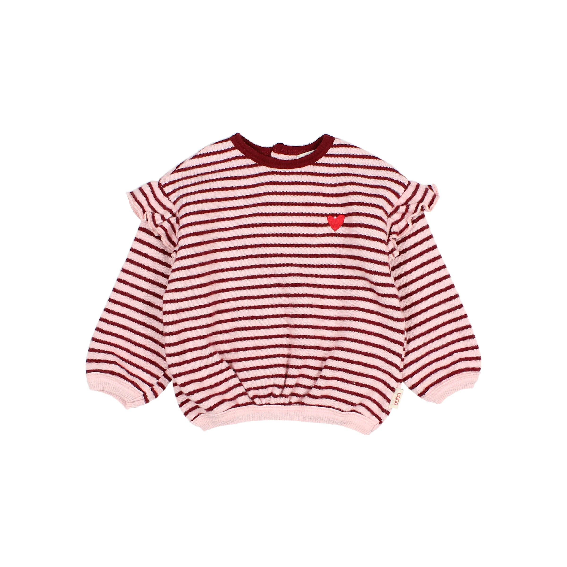 Buho Baby Pomegranate Soft Stripes Girly Sweatshirt
