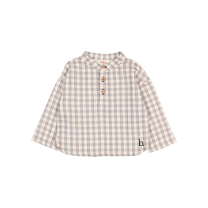 Buho Baby Grey Vichy Shirt