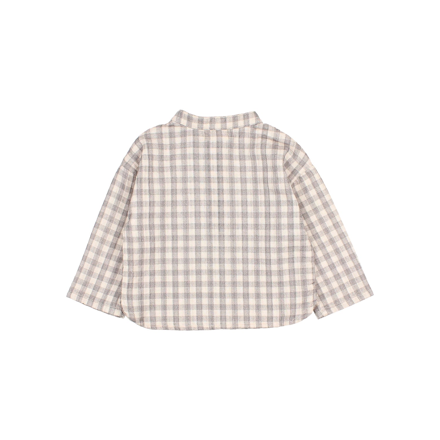 Buho Baby Grey Vichy Shirt