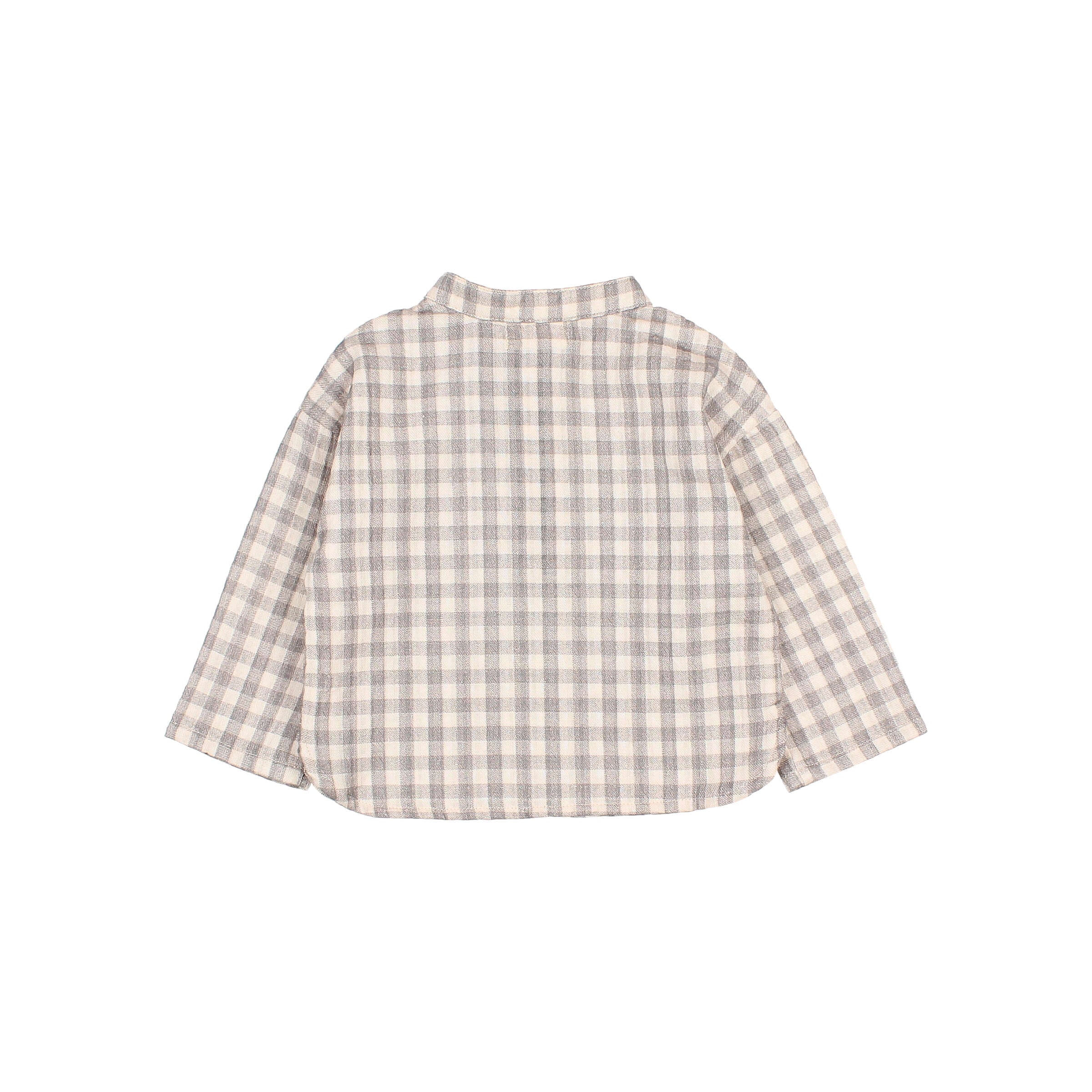 Buho Baby Grey Vichy Shirt