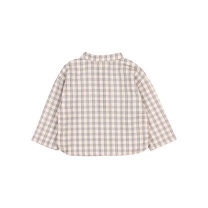 Buho Baby Grey Vichy Shirt