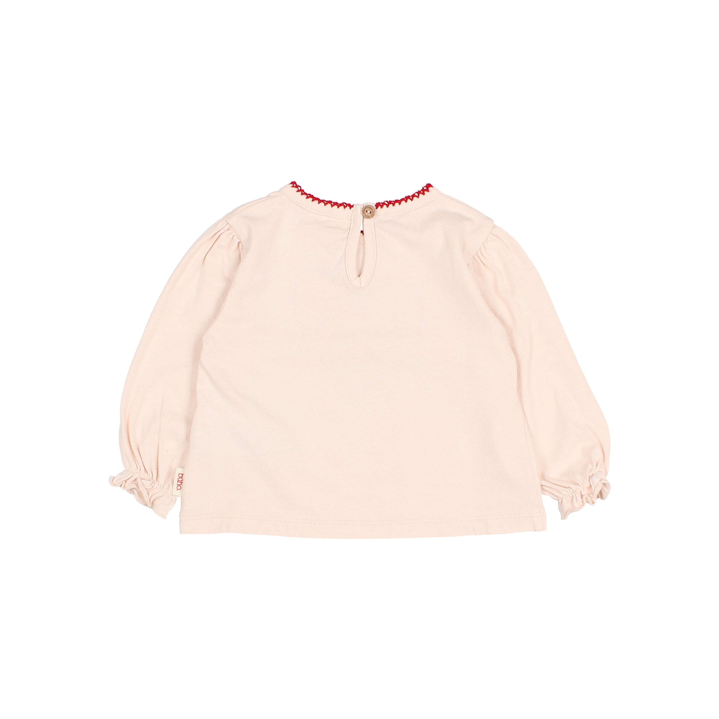 Buho Baby Cream Pink Cuore T-Shirt