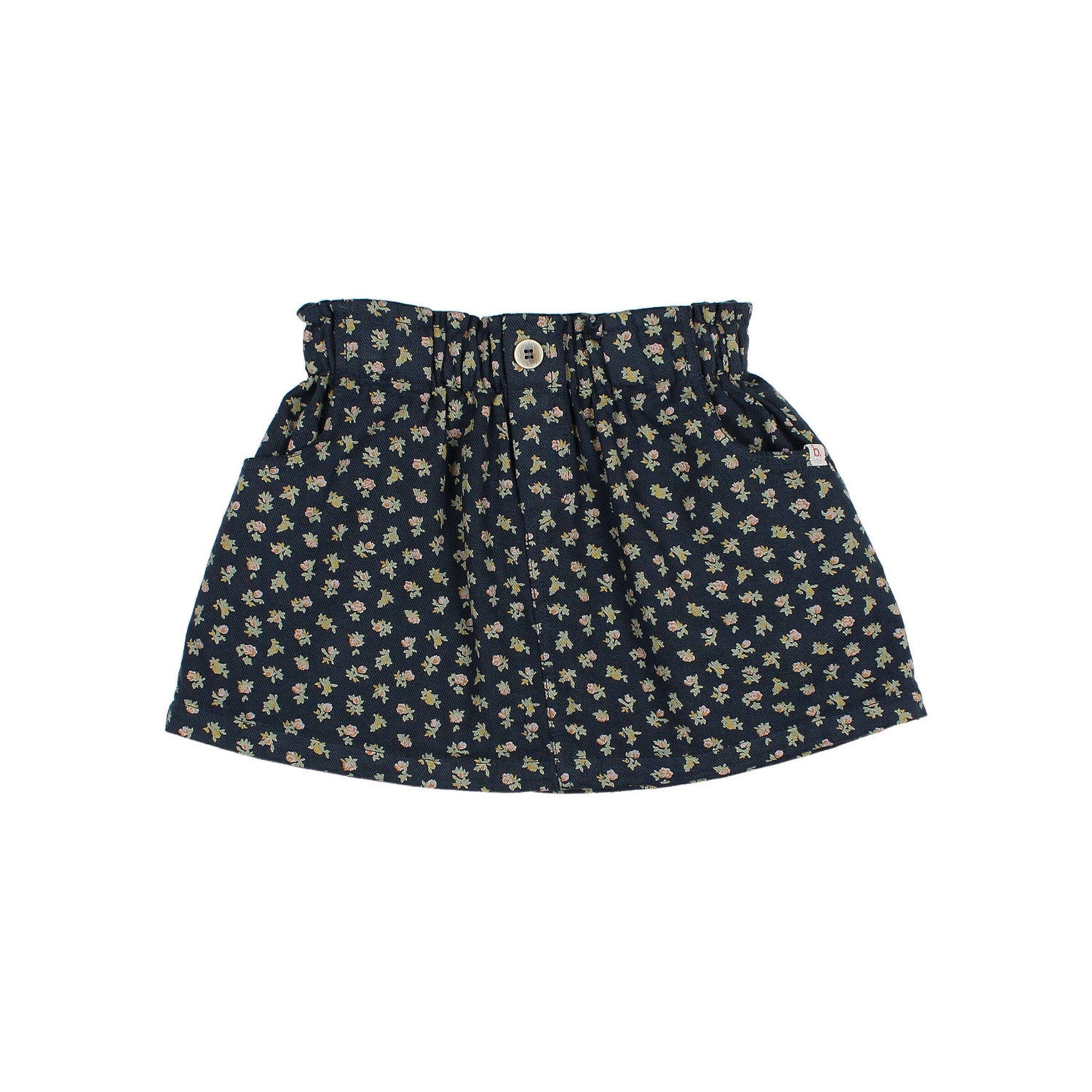 Buho Girls Navy Cottage Midi Skirt