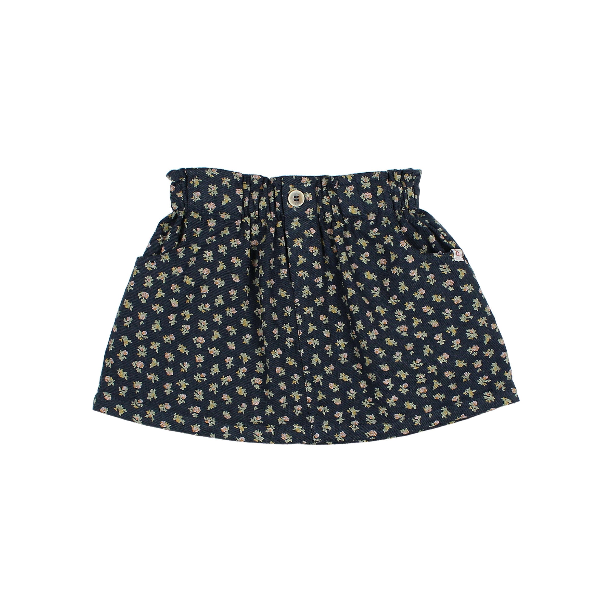 Buho Girls Navy Cottage Midi Skirt