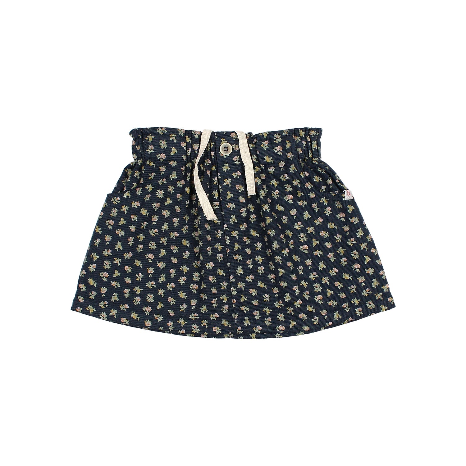 Buho Girls Navy Cottage Midi Skirt