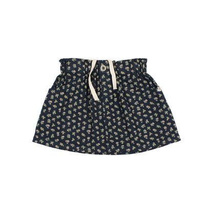 Buho Girls Navy Cottage Midi Skirt