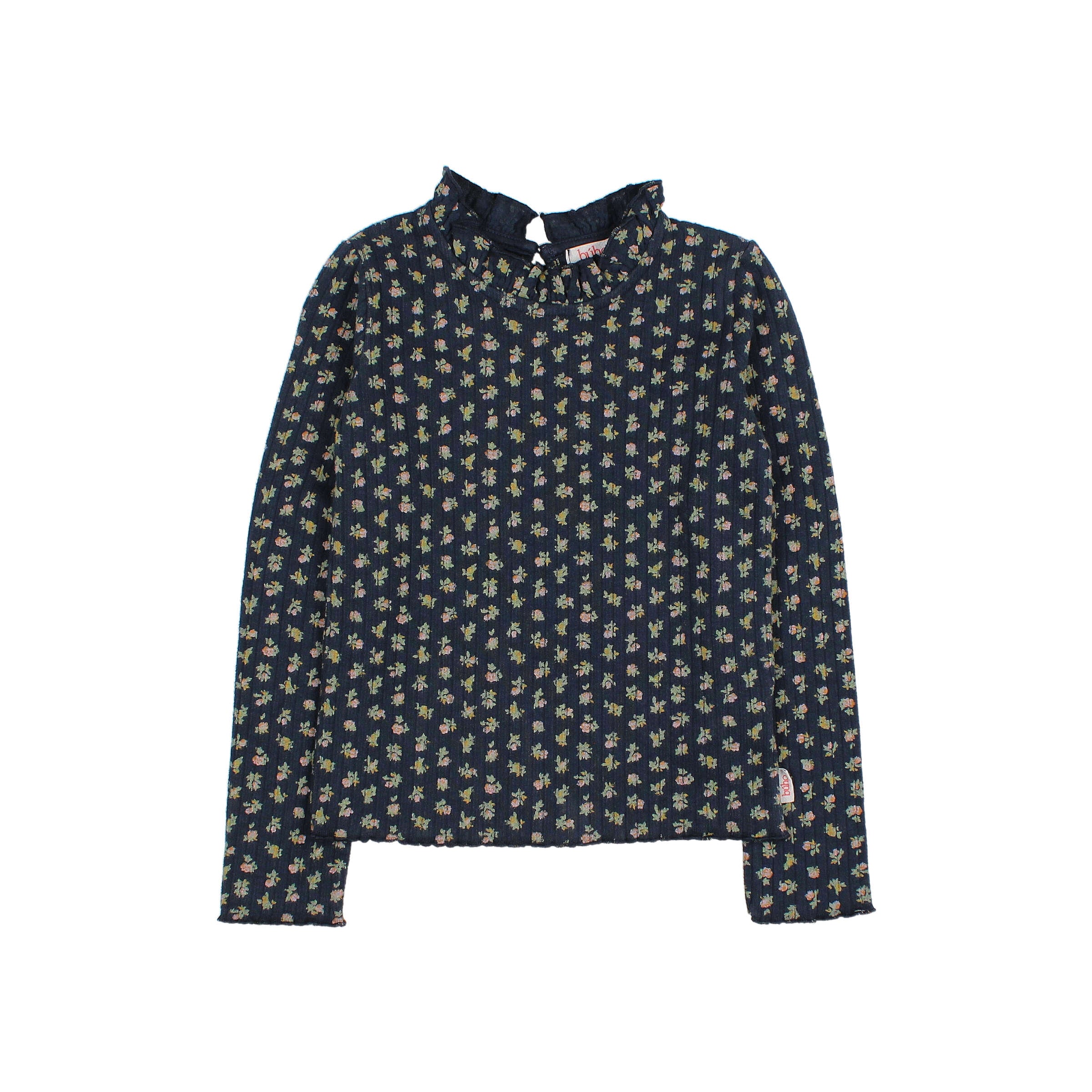 Buho Girls Navy Cottage Rib T-Shirt