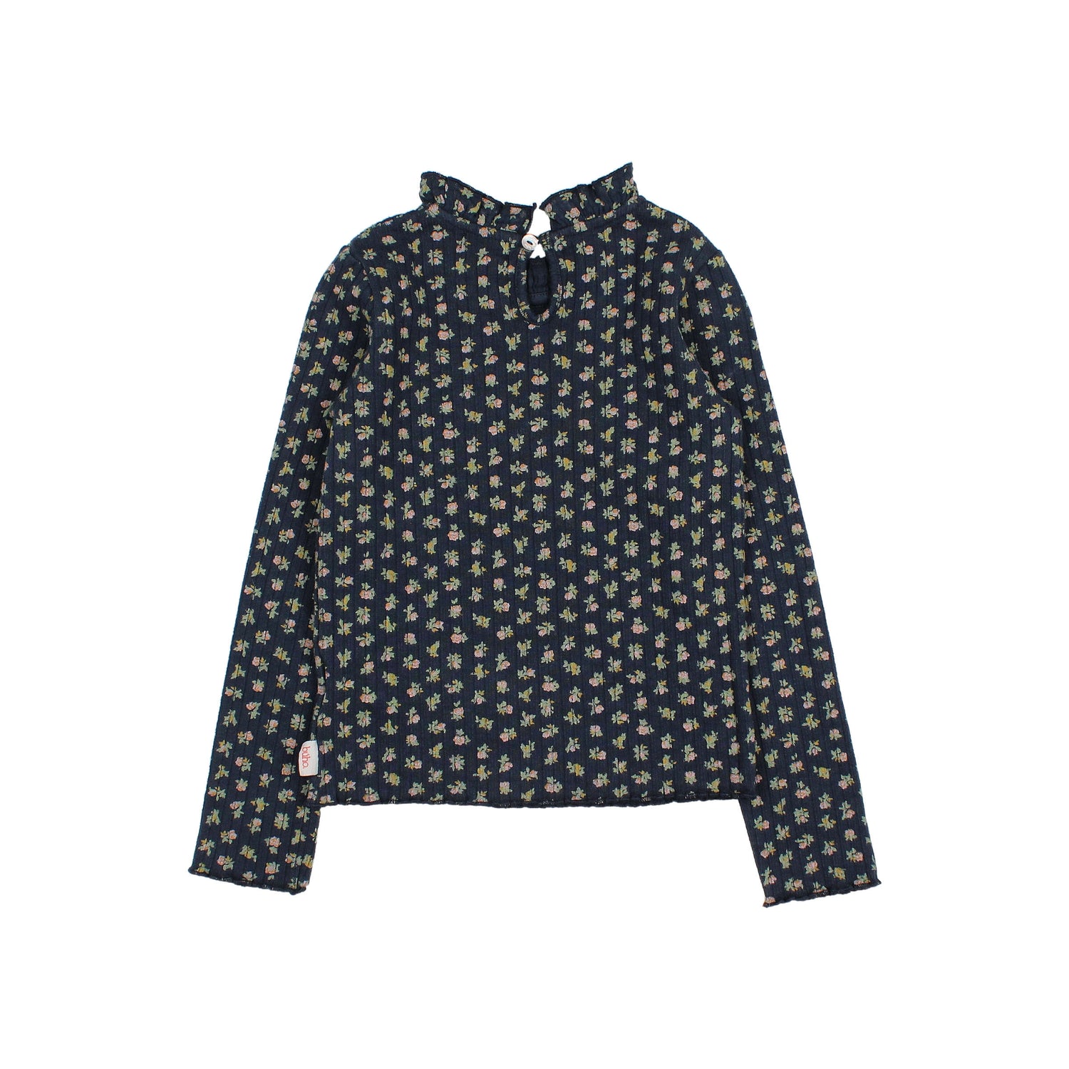 Buho Girls Navy Cottage Rib T-Shirt