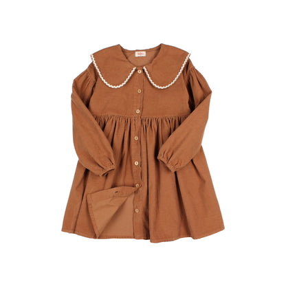 Buho Girls Cookie Soft Velour Dress