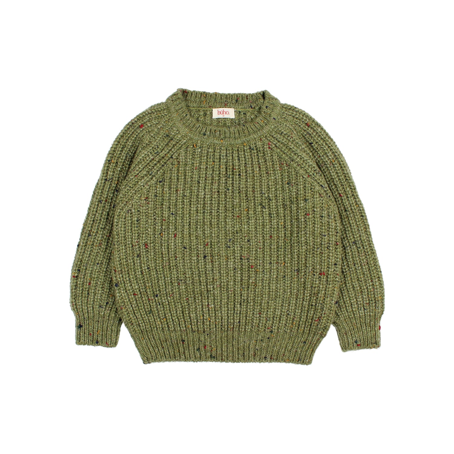 Buho Boys Green Tea Botonato Sweater