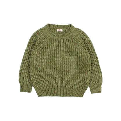 Buho Boys Green Tea Botonato Sweater