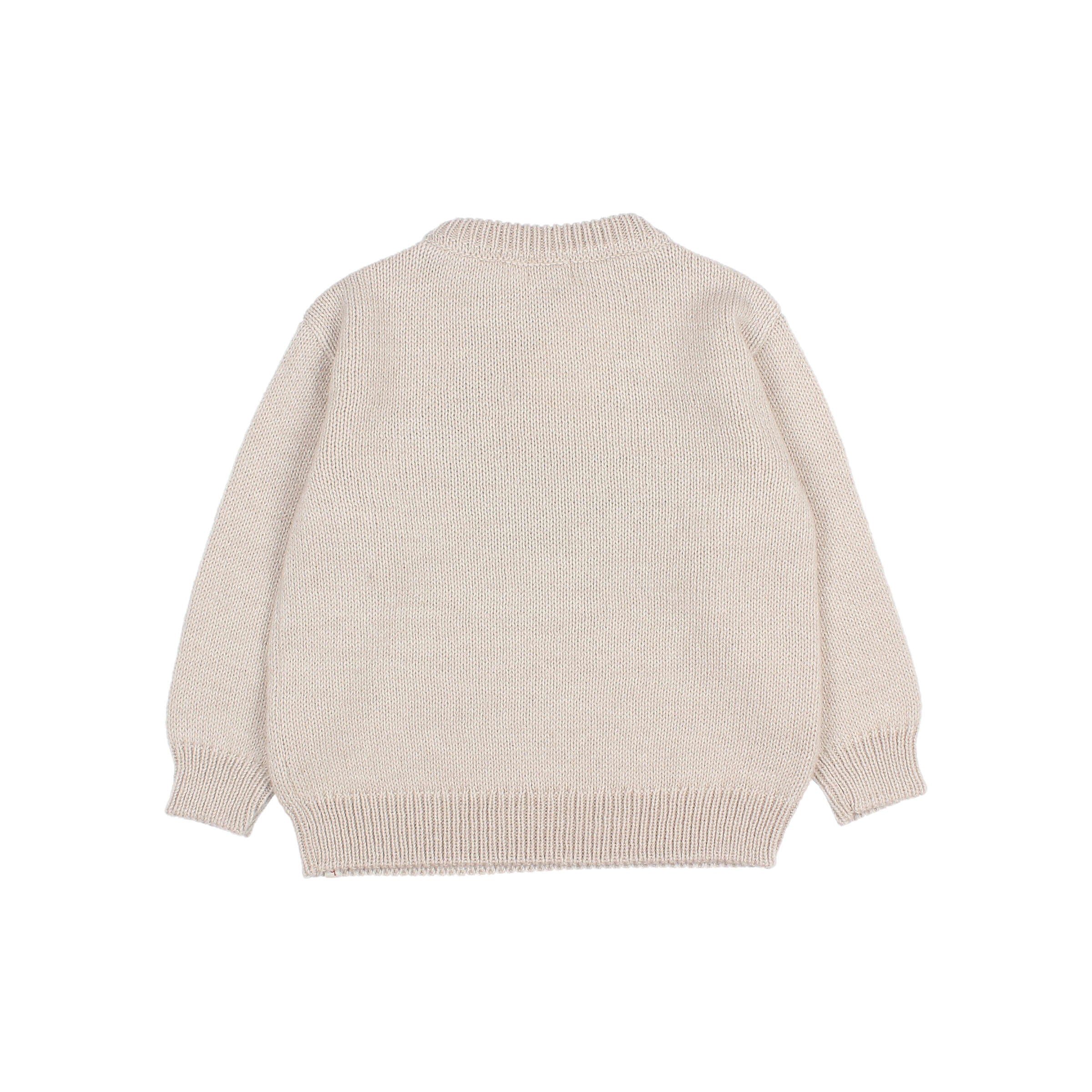 Buho Girls Natural Whale Sweater