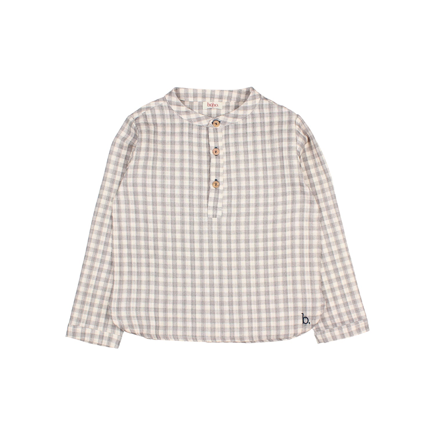 Buho Boys Grey Vichy Shirt