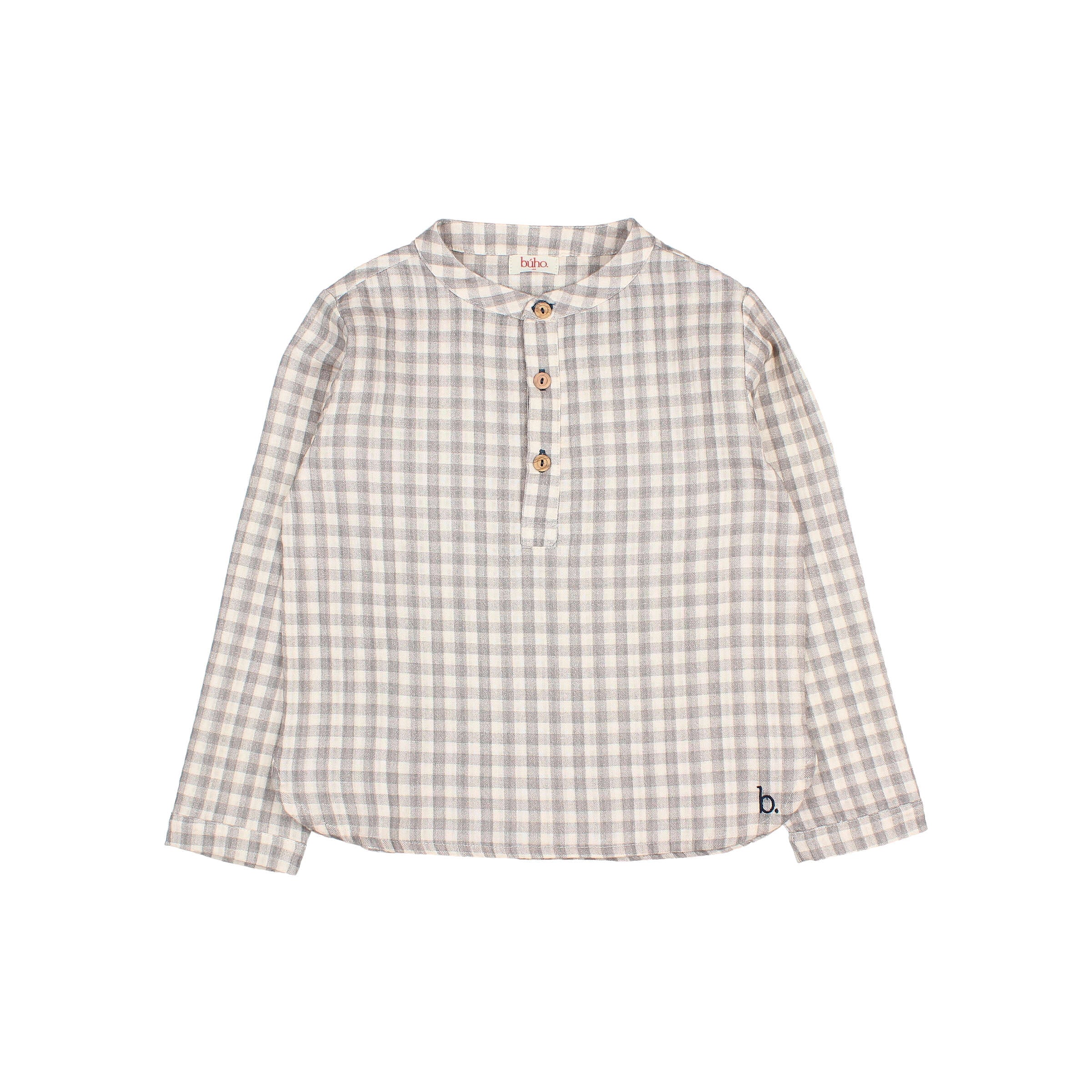 Buho Boys Grey Vichy Shirt