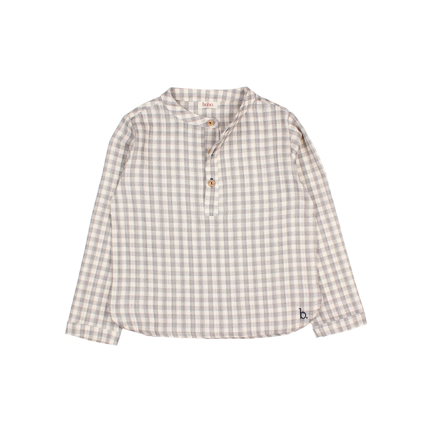 Buho Boys Grey Vichy Shirt