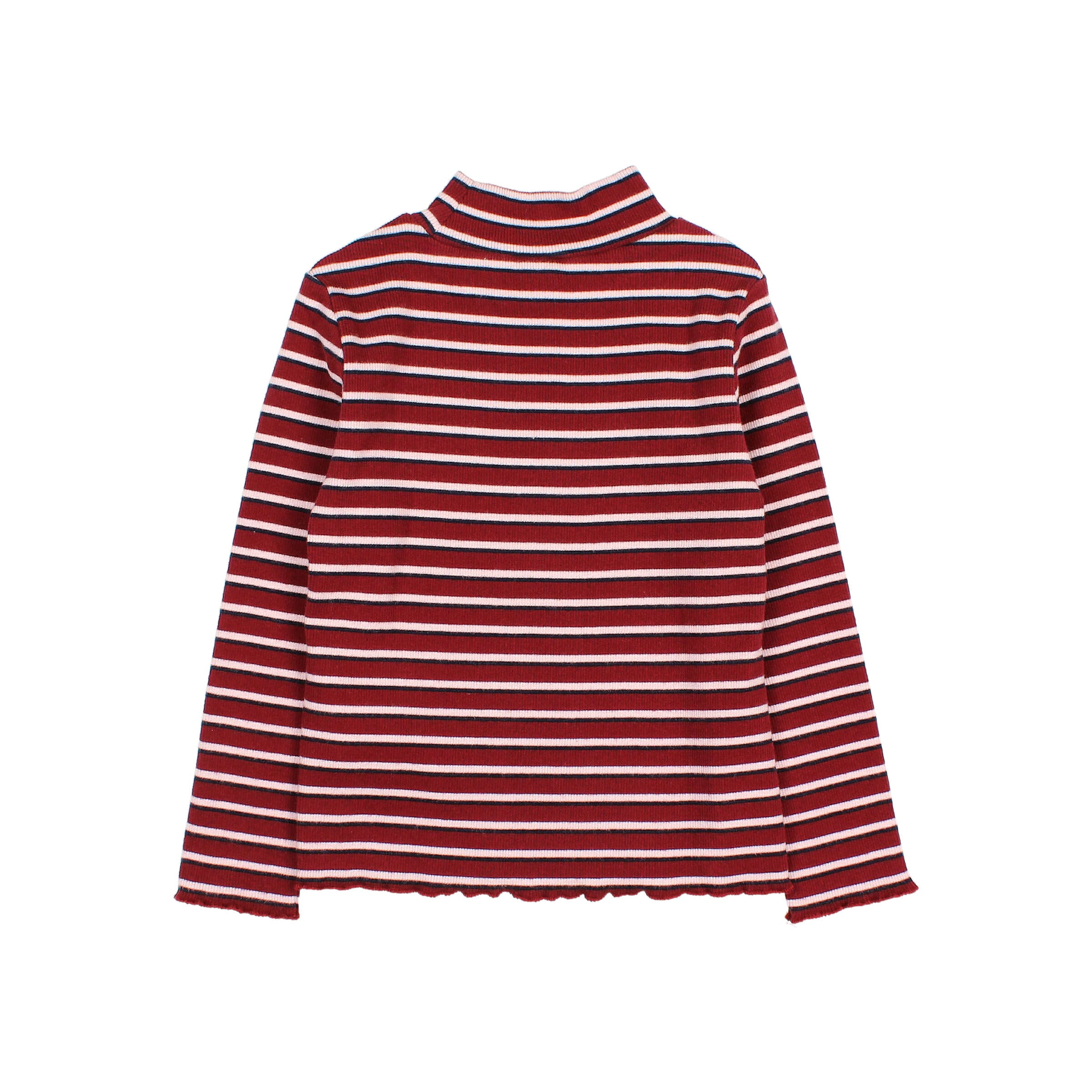 Buho Girls Pomegranate Fancy Stripes T-Shirt