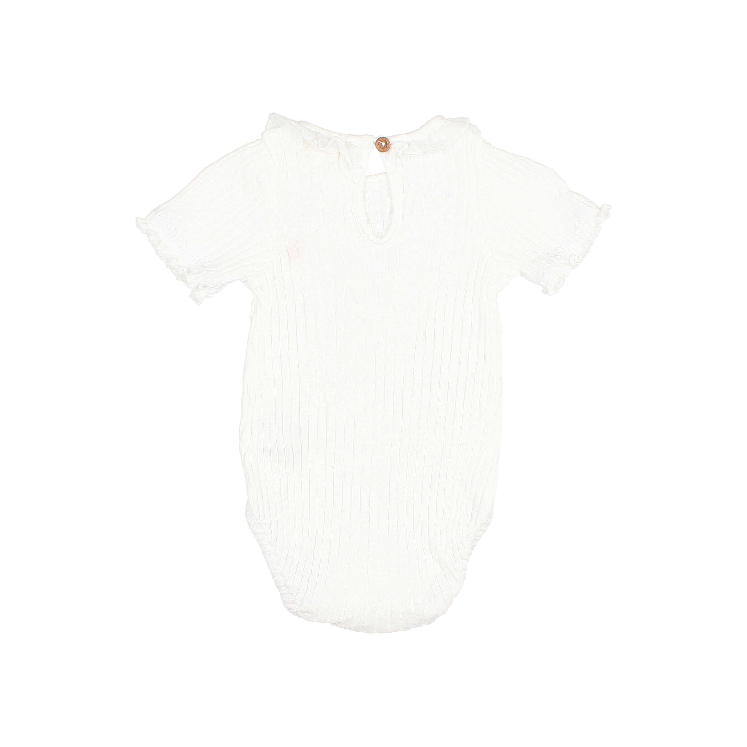 Buho White Rib Bodysuit