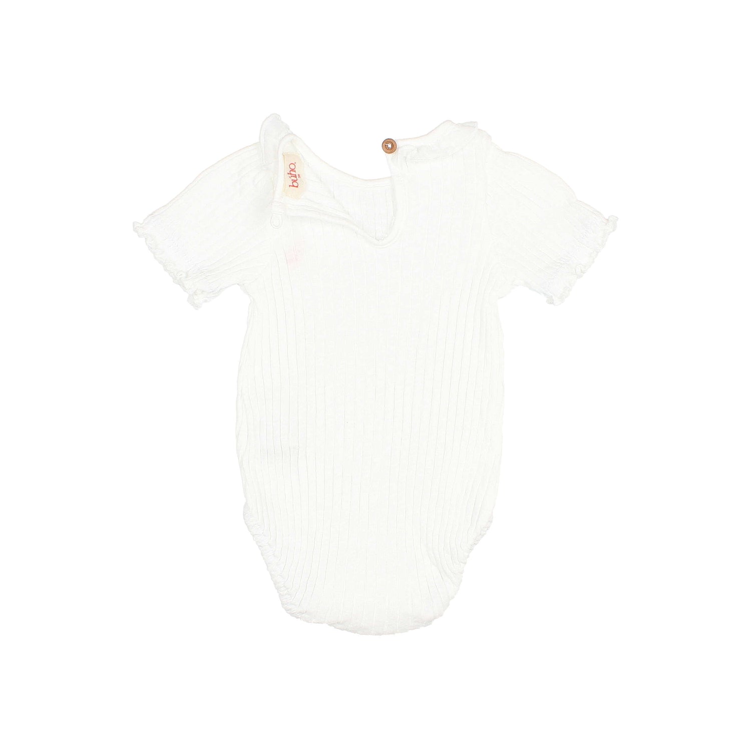 Buho White Rib Bodysuit