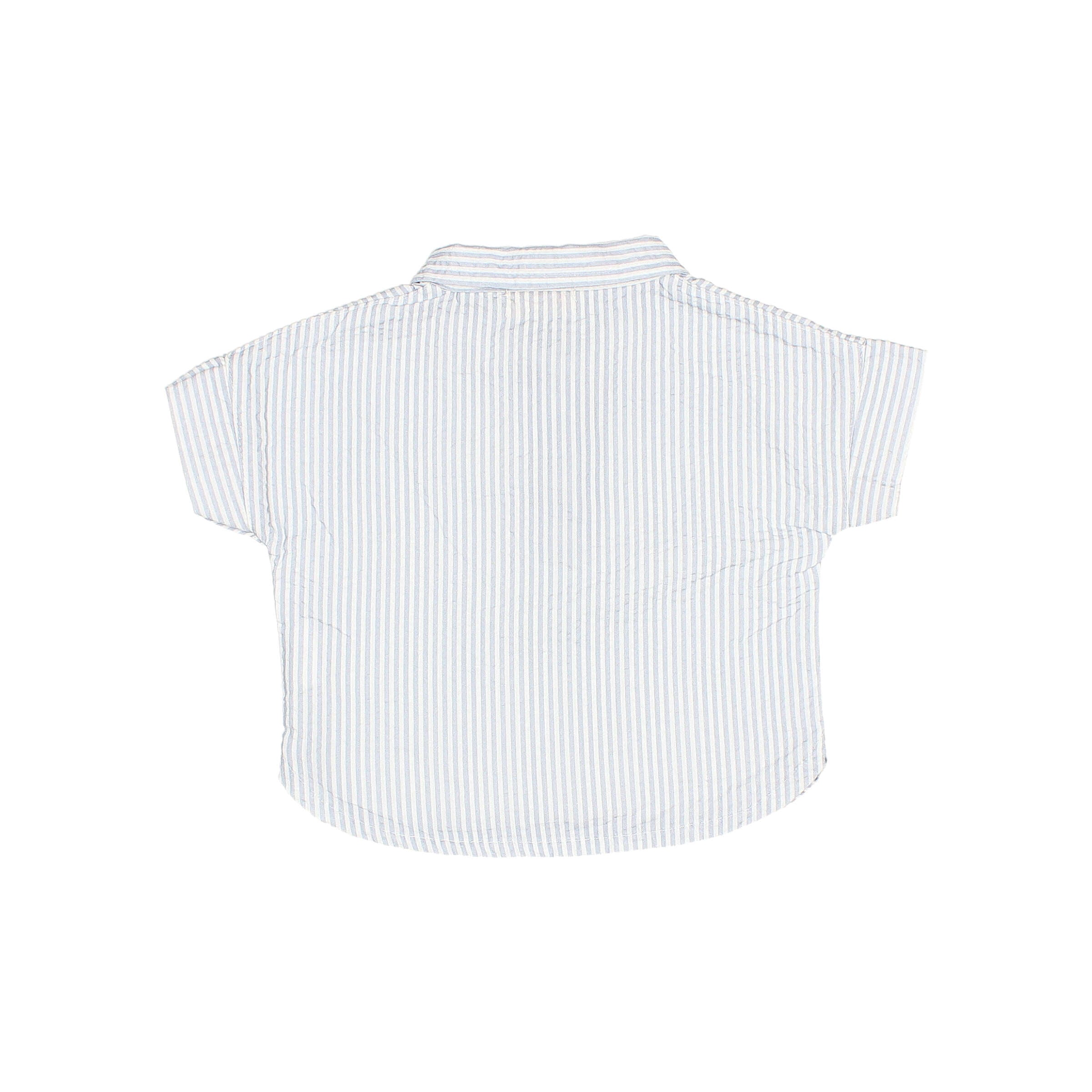 Buho Baby Sky Blue Striped Shirt