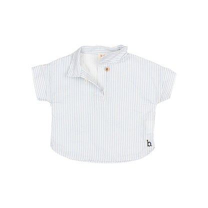 Buho Baby Sky Blue Striped Shirt