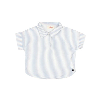Buho Baby Sky Blue Striped Shirt