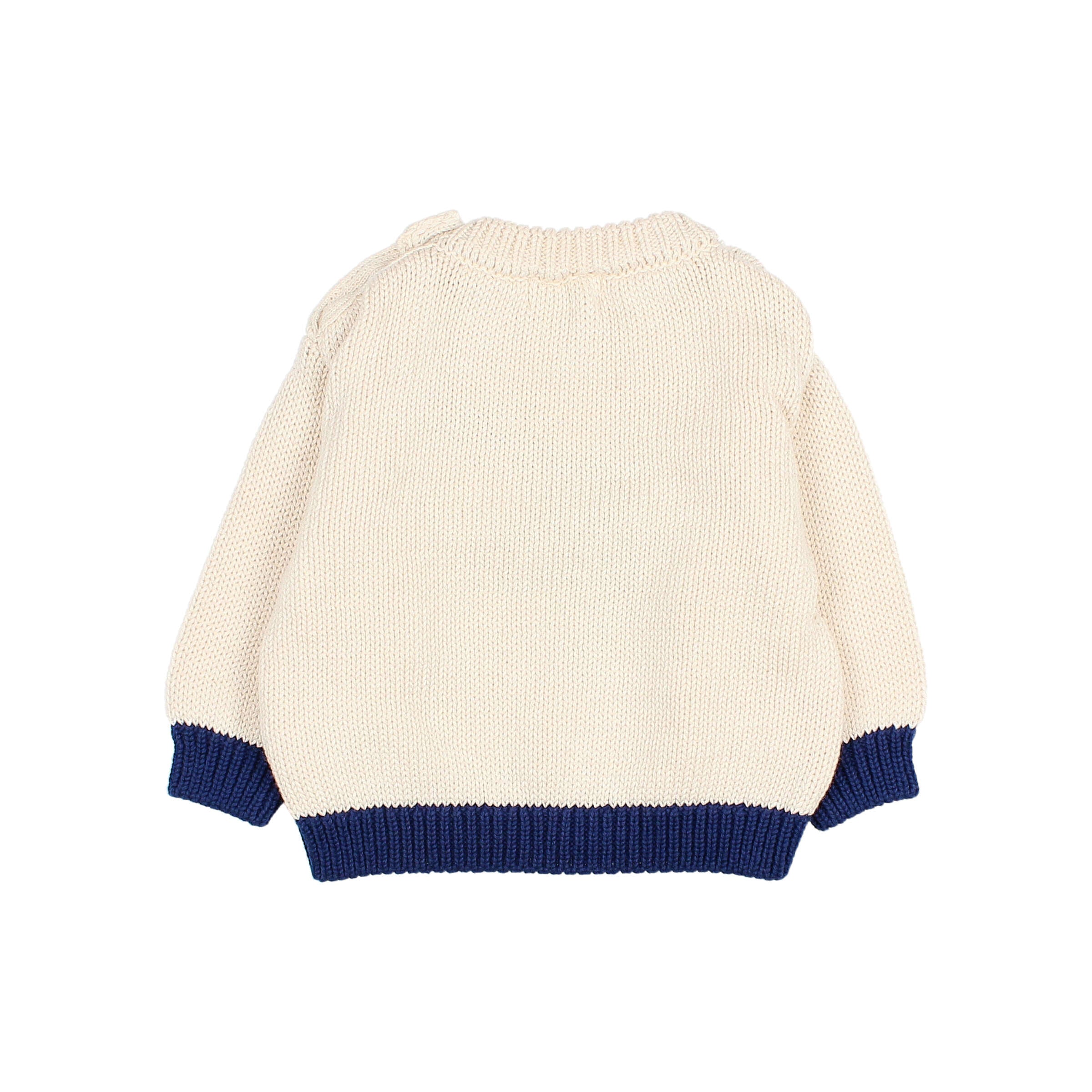 Buho Baby Ecru Bird Sweater