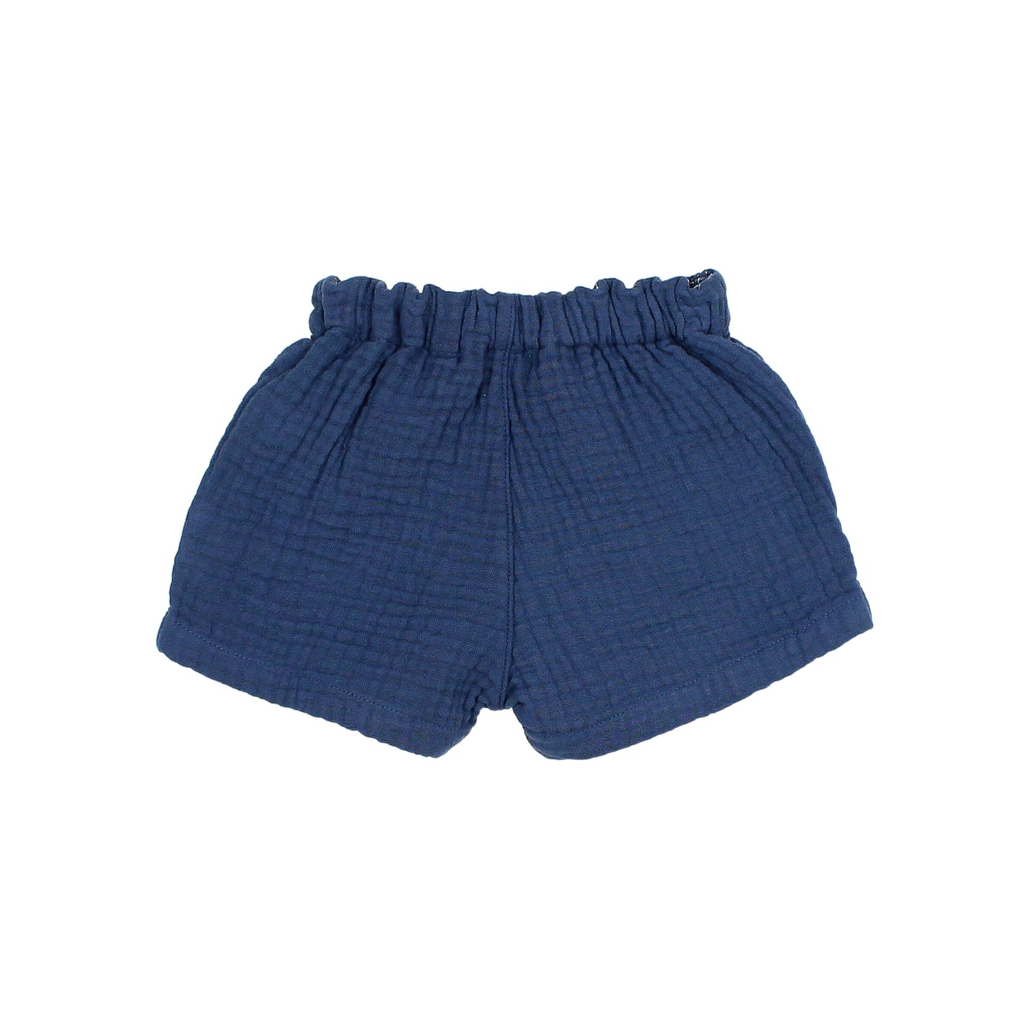 Buho Navy Muslin Shorts
