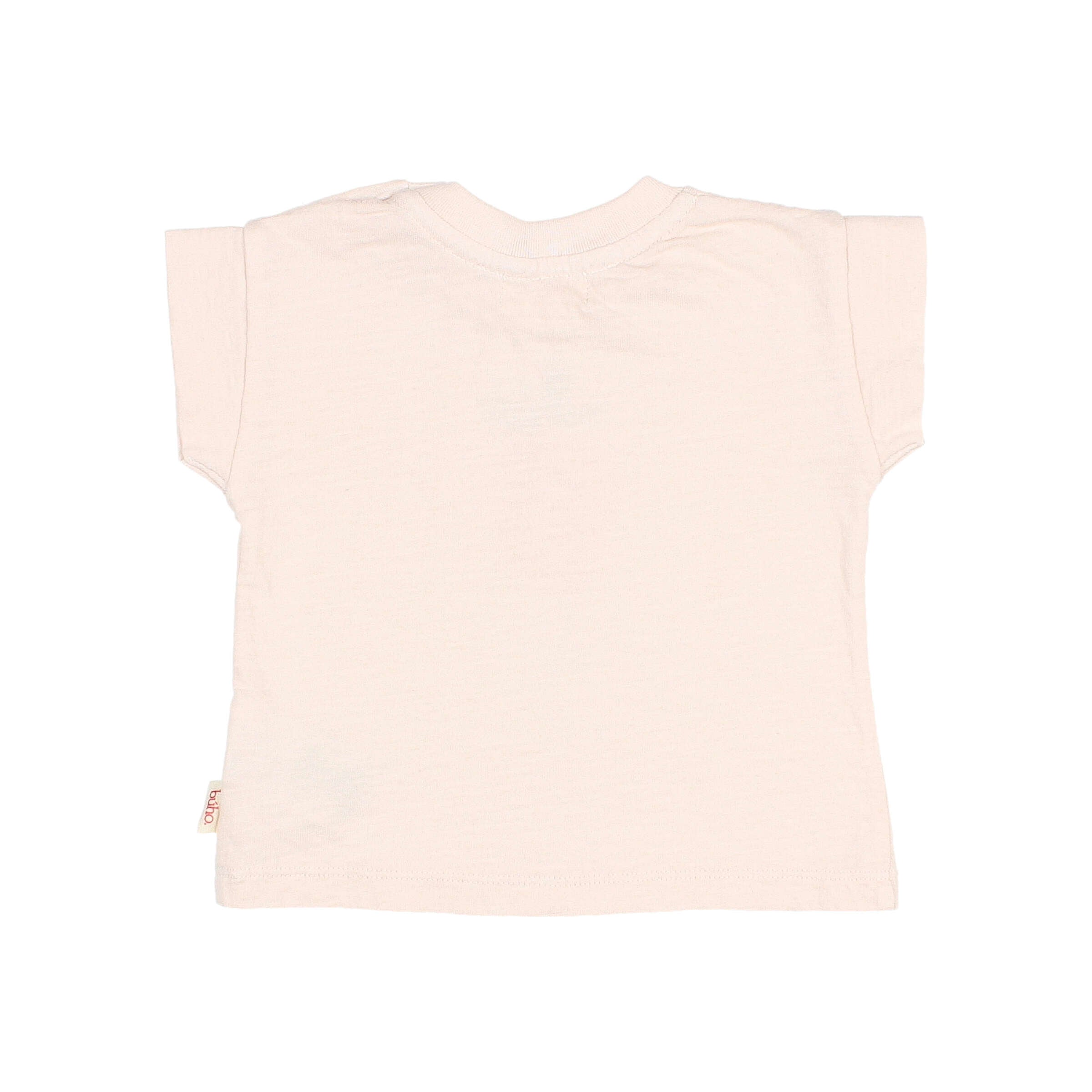 Buho Baby Cream Pink Fresa T-Shirt