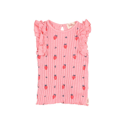 Buho Sugar Pink Strawberry T-Shirt