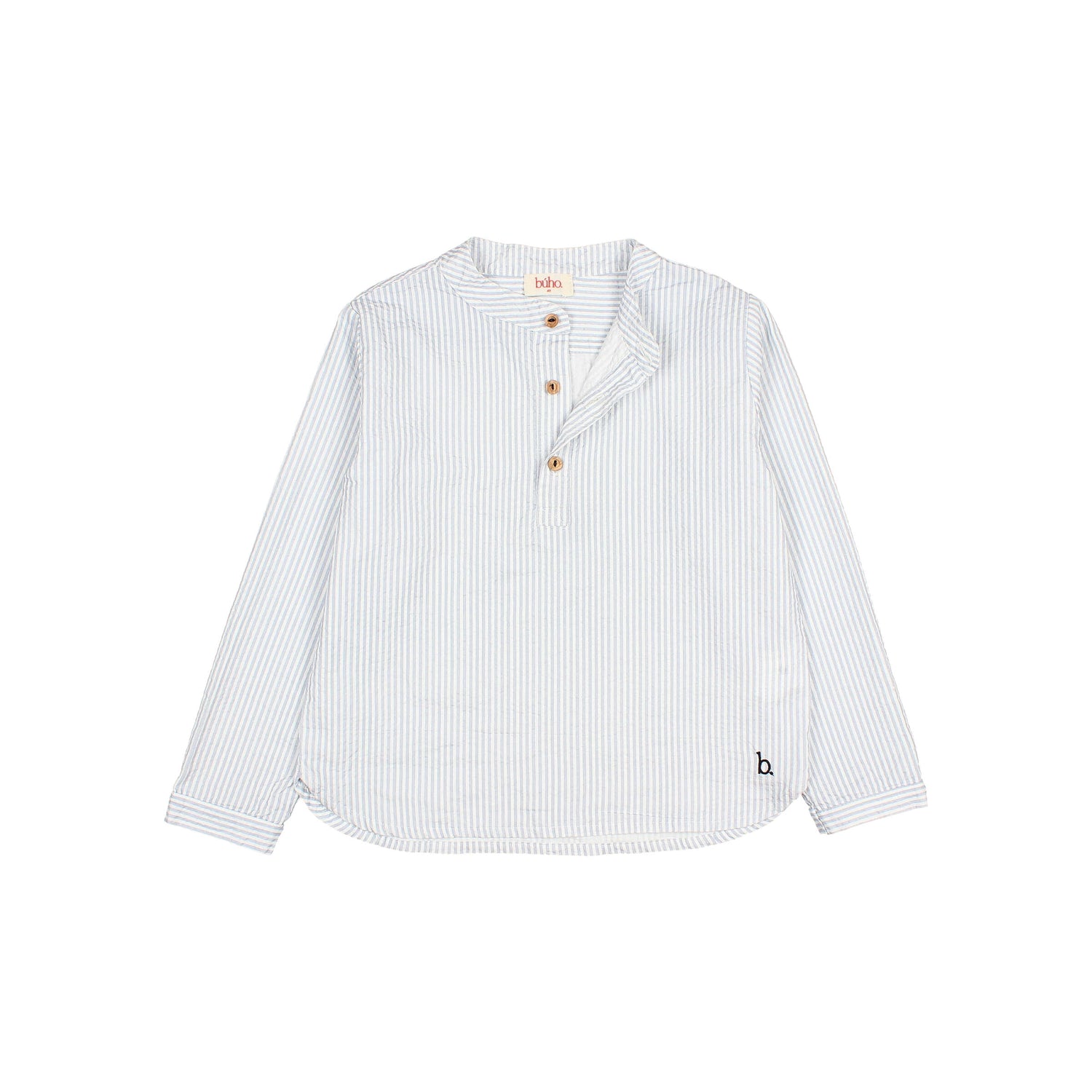 Buho Kids Sky Blue Striped Shirt
