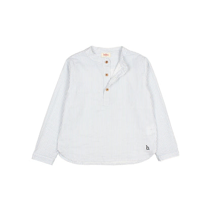 Buho Kids Sky Blue Striped Shirt
