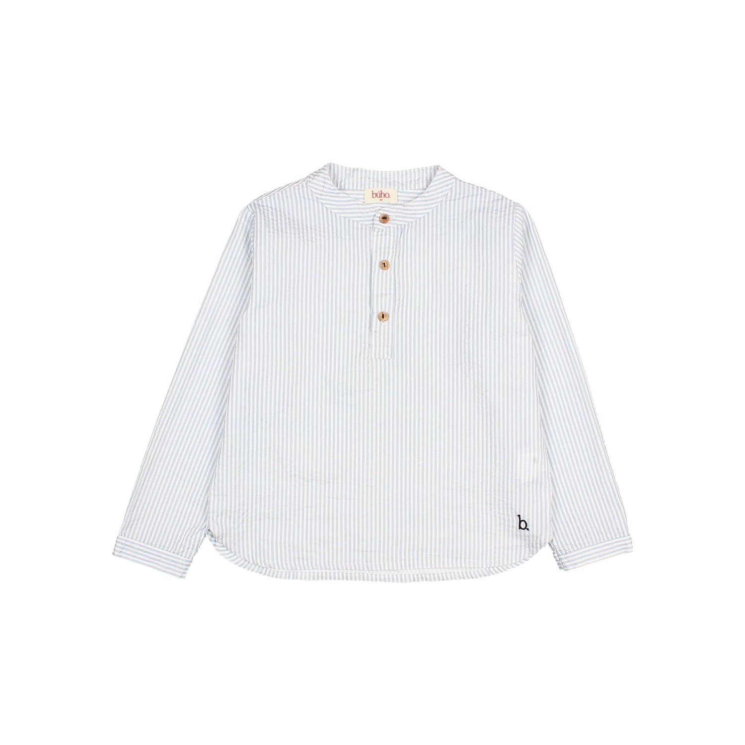 Buho Kids Sky Blue Striped Shirt