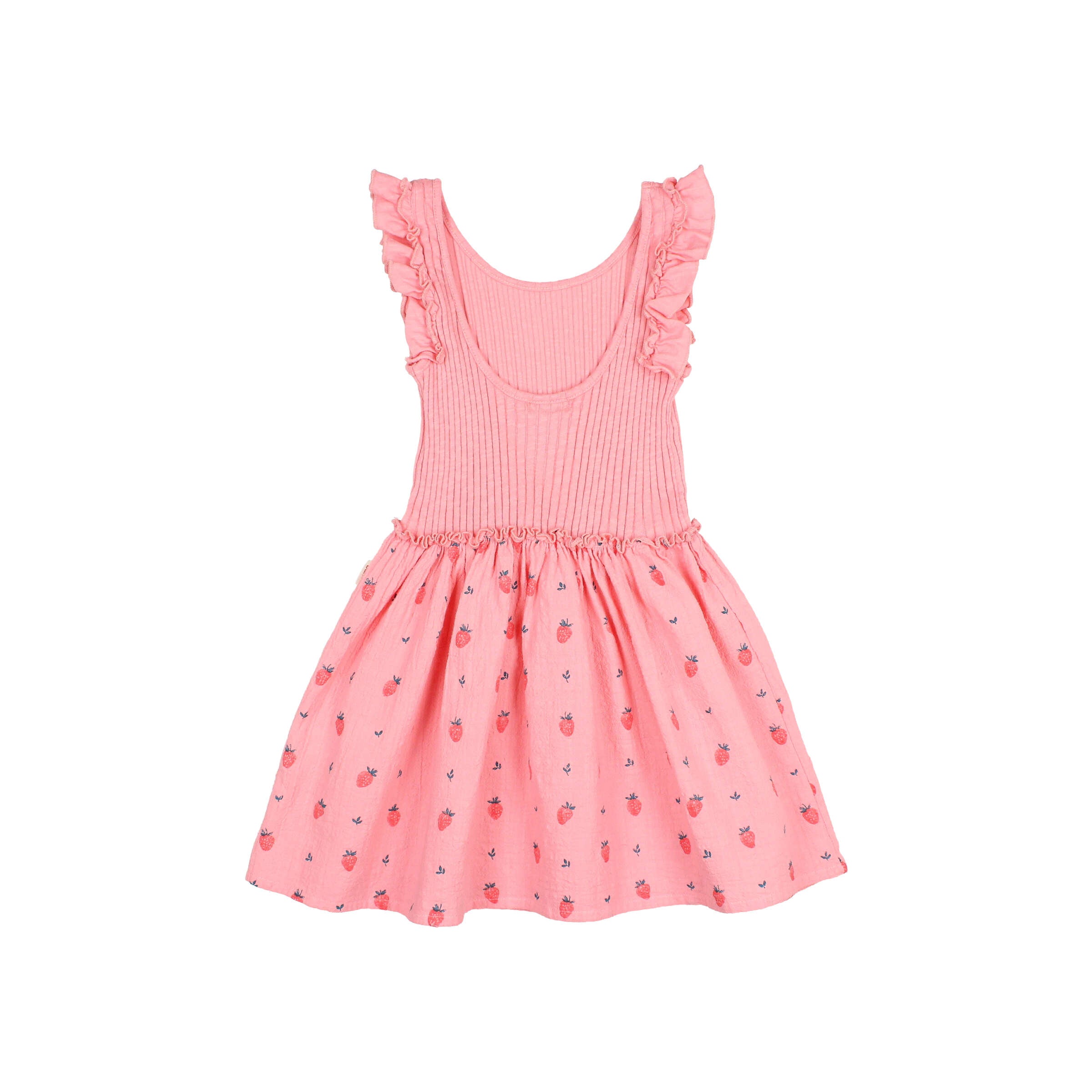 Buho Sugar Pink Strawberry Combi Dress